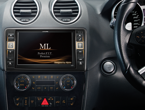 Alpine X800D-U 8" Premium Navigation Multimedia Solution - Mercedes Ml - Mecedes GL - Signature Car Sound