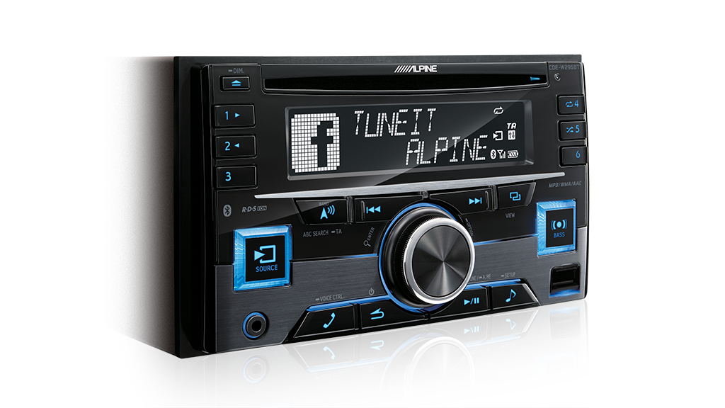 Alpine CDE-W296BT_Signature Car Sound